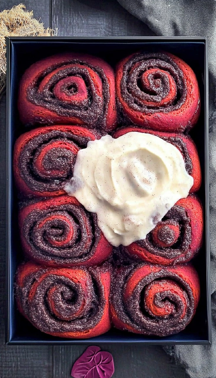 Red Velvet Cinnamon Rolls