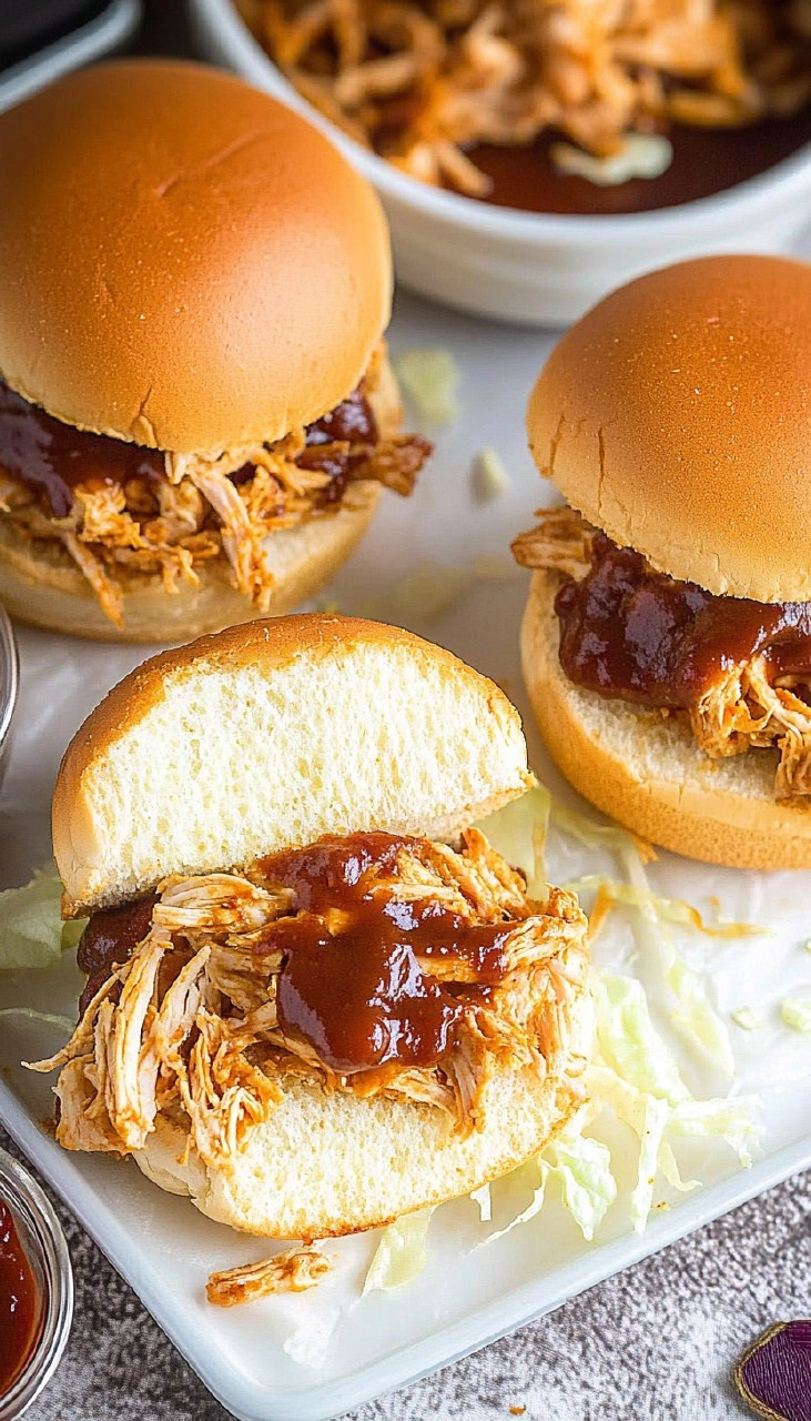 BBQ Chicken Sliders