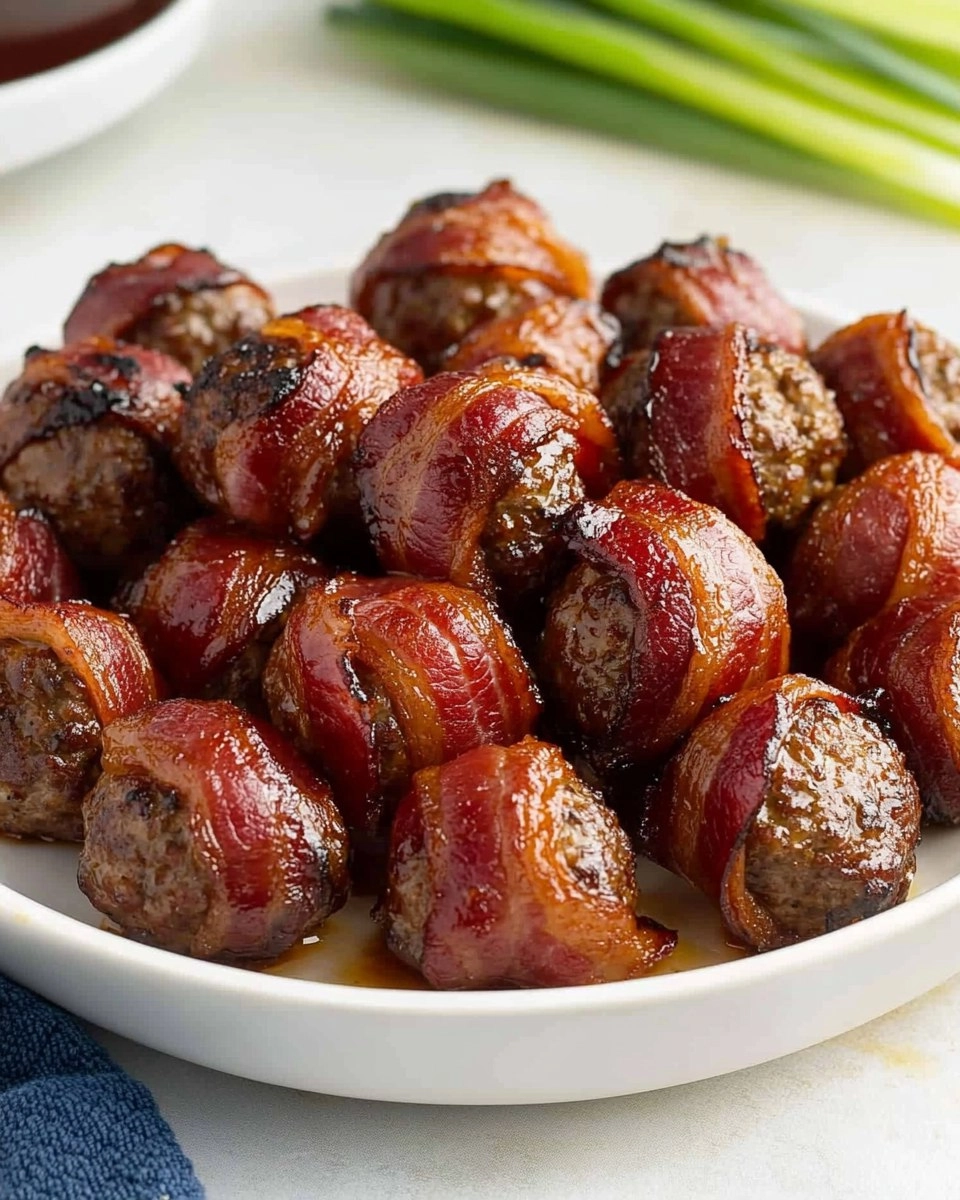 Bacon Wrapped Meatballs