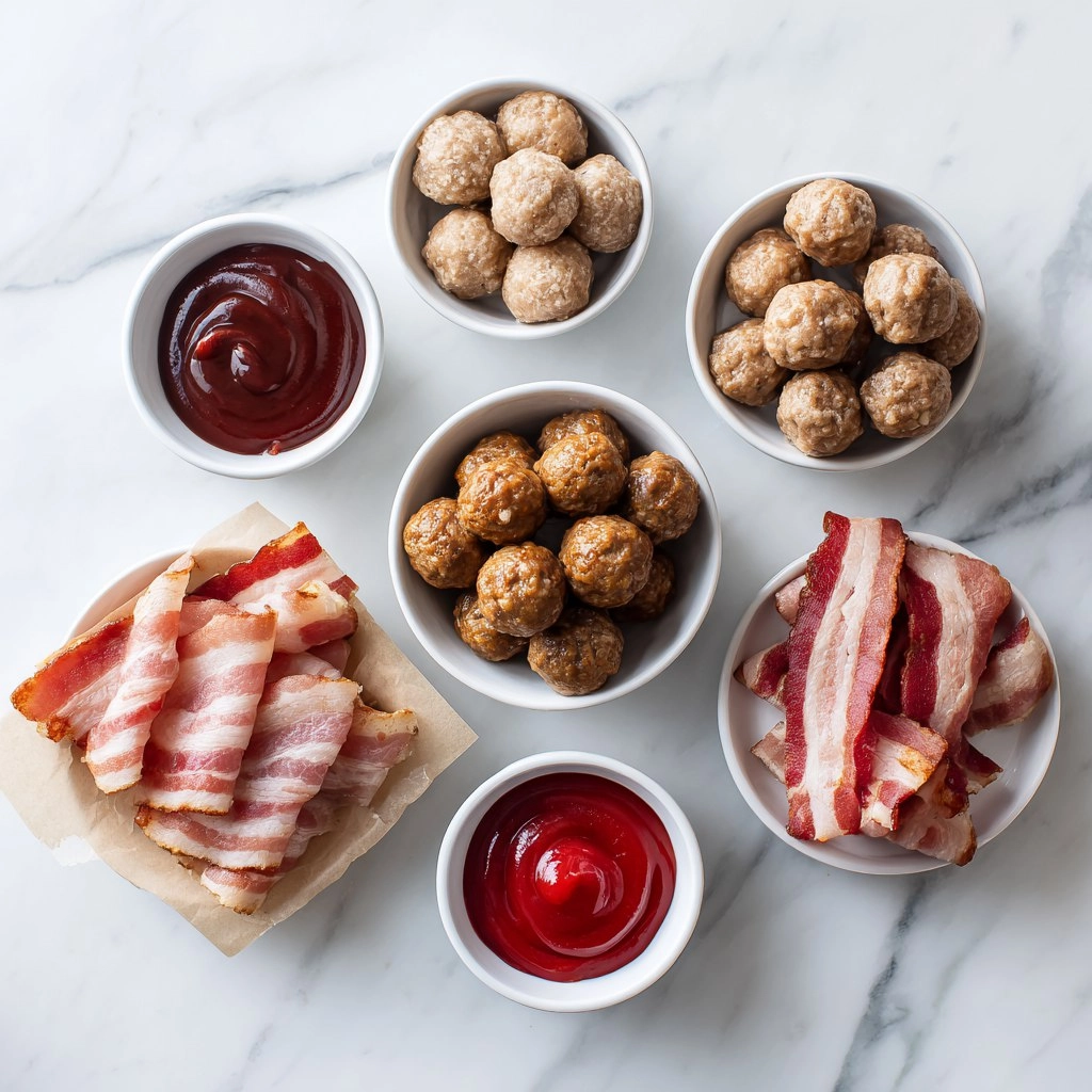 Bacon Wrapped Meatballs