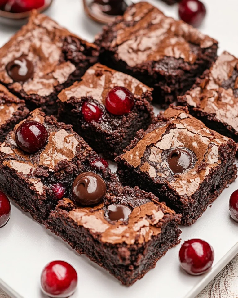 Cherry-Chocolate-Brownies-Recipe