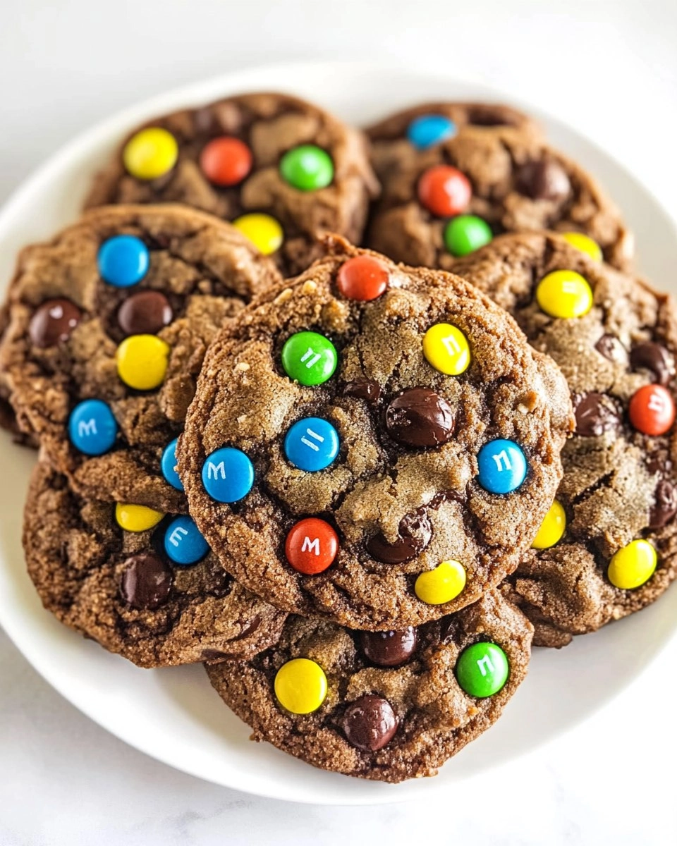 Chocolate M&M Cookies