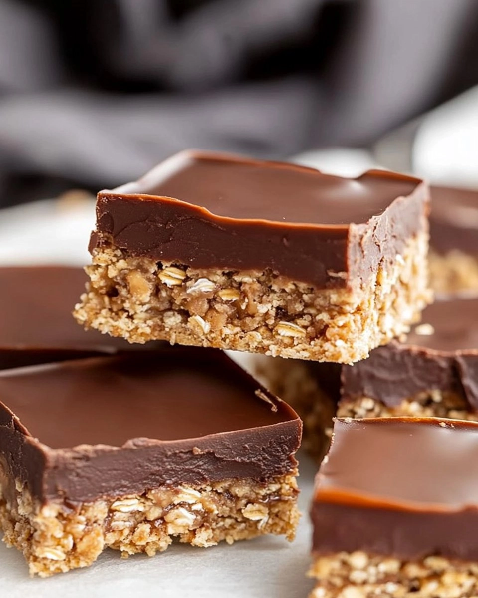 Chocolate Oatmeal Peanut Butter Bars