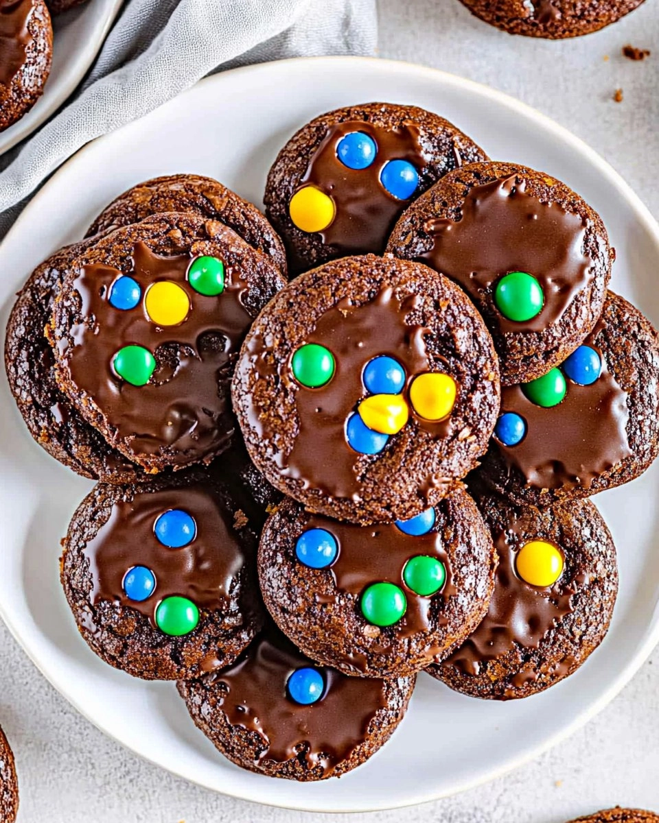 Cosmic Brownie Cookies