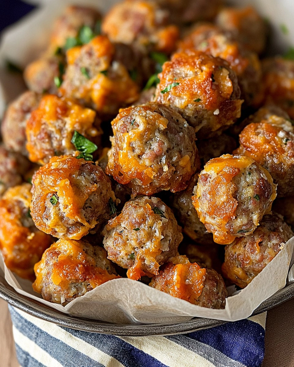 Cream Cheese Sausage Balls