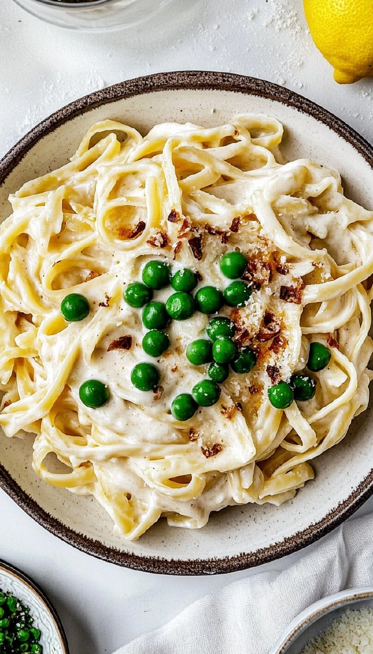 Creamy Pasta e Piselli
