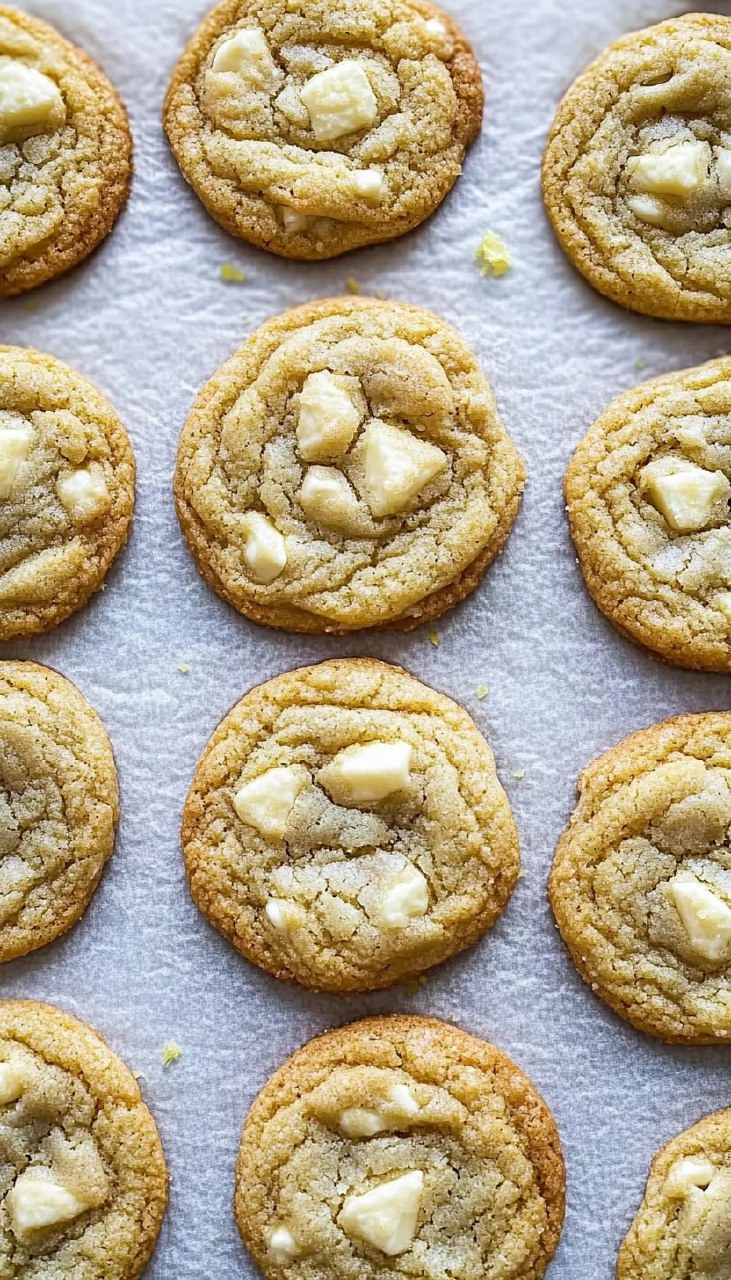 Lemon White Chocolate Cookies