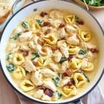 One-Pan-Creamy-Chicken-Tortellini-Recipe