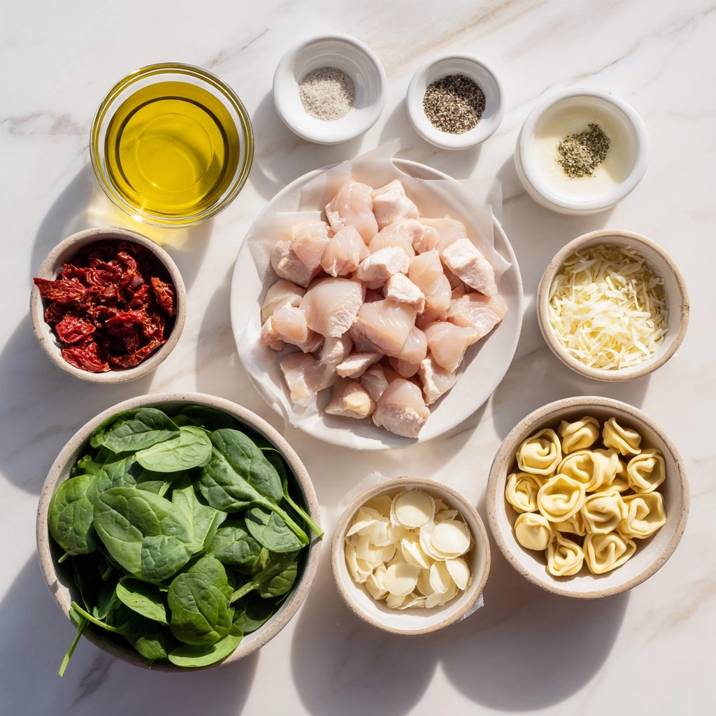 One-Pan Creamy Chicken & Tortellini