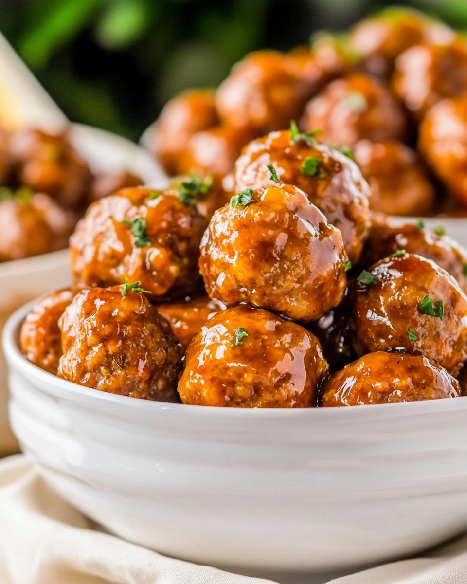 Slow Cooker Honey Bourbon Meatballs