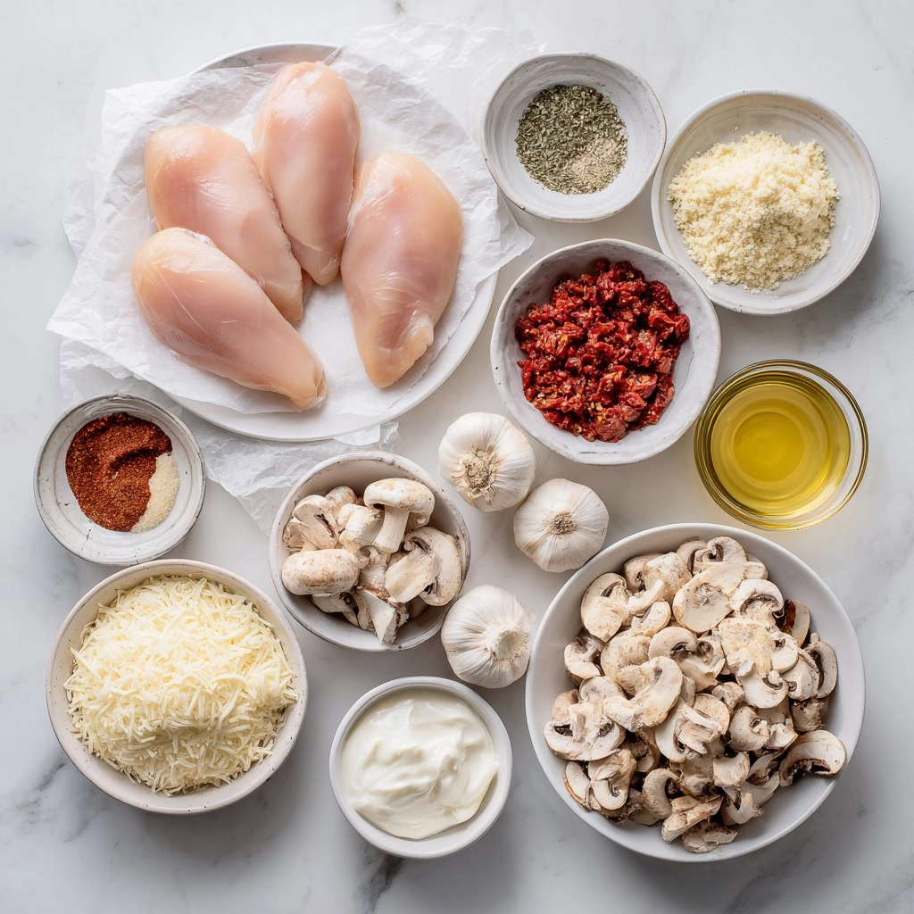 Stuffed Chicken Marsala