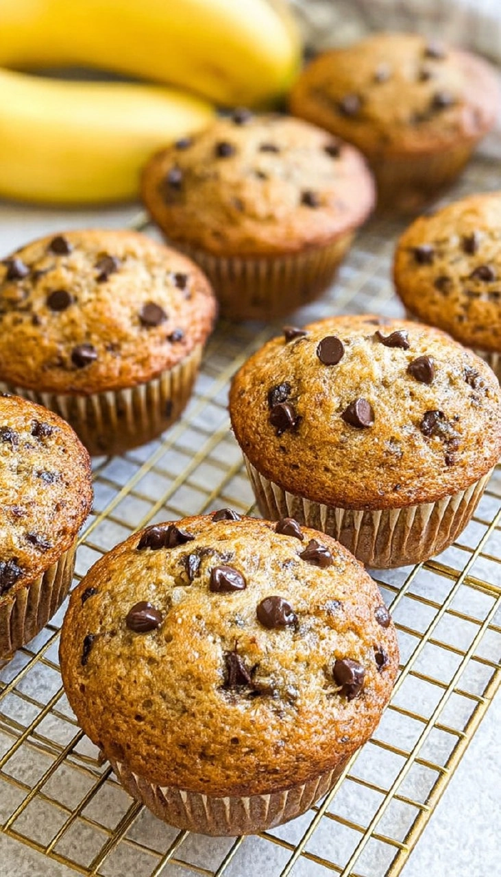 Banana Chocolate Chip Muffins