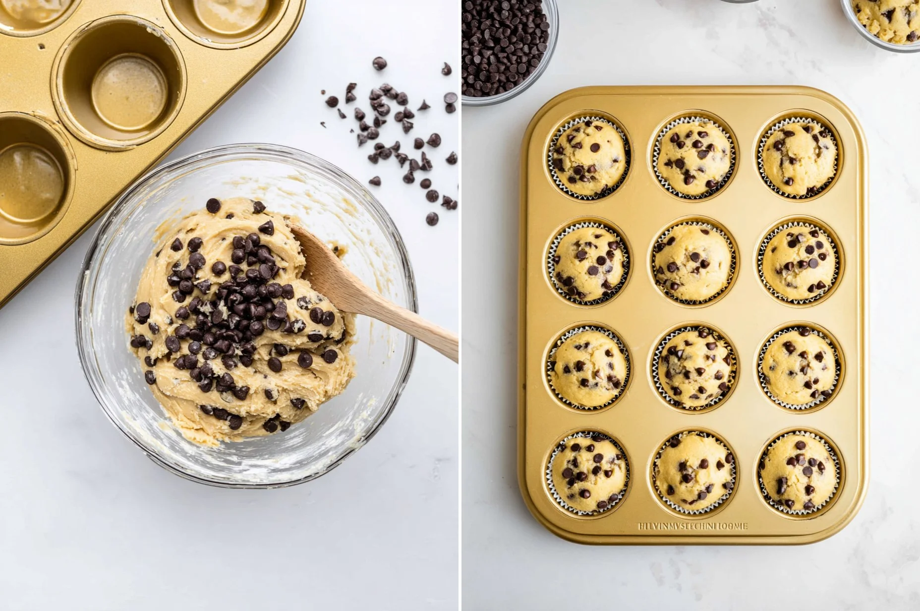 Banana Chocolate Chip Muffins