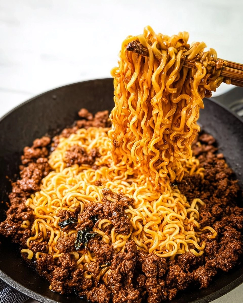 Beef and Ramen Noodles
