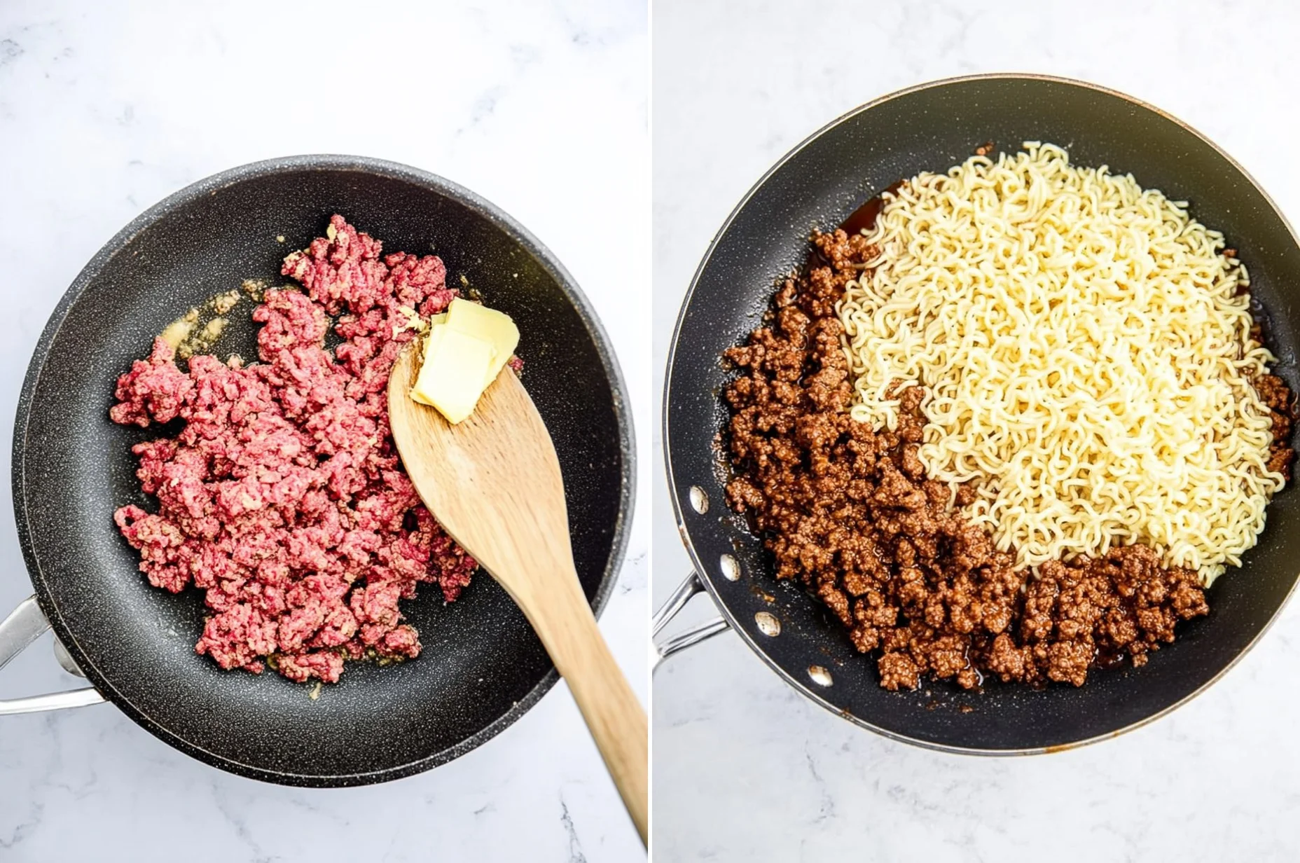 Beef and Ramen Noodles