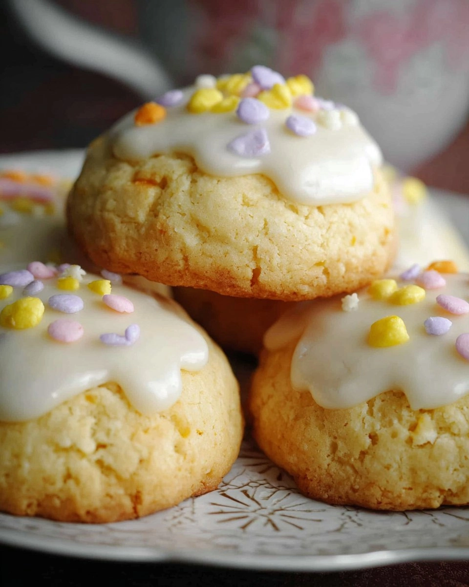 Lemon Ricotta Cookies with Lemon Glaze