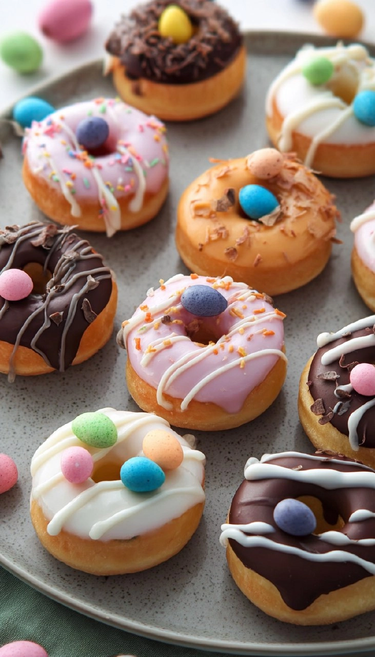Mini Bird Nest Donuts