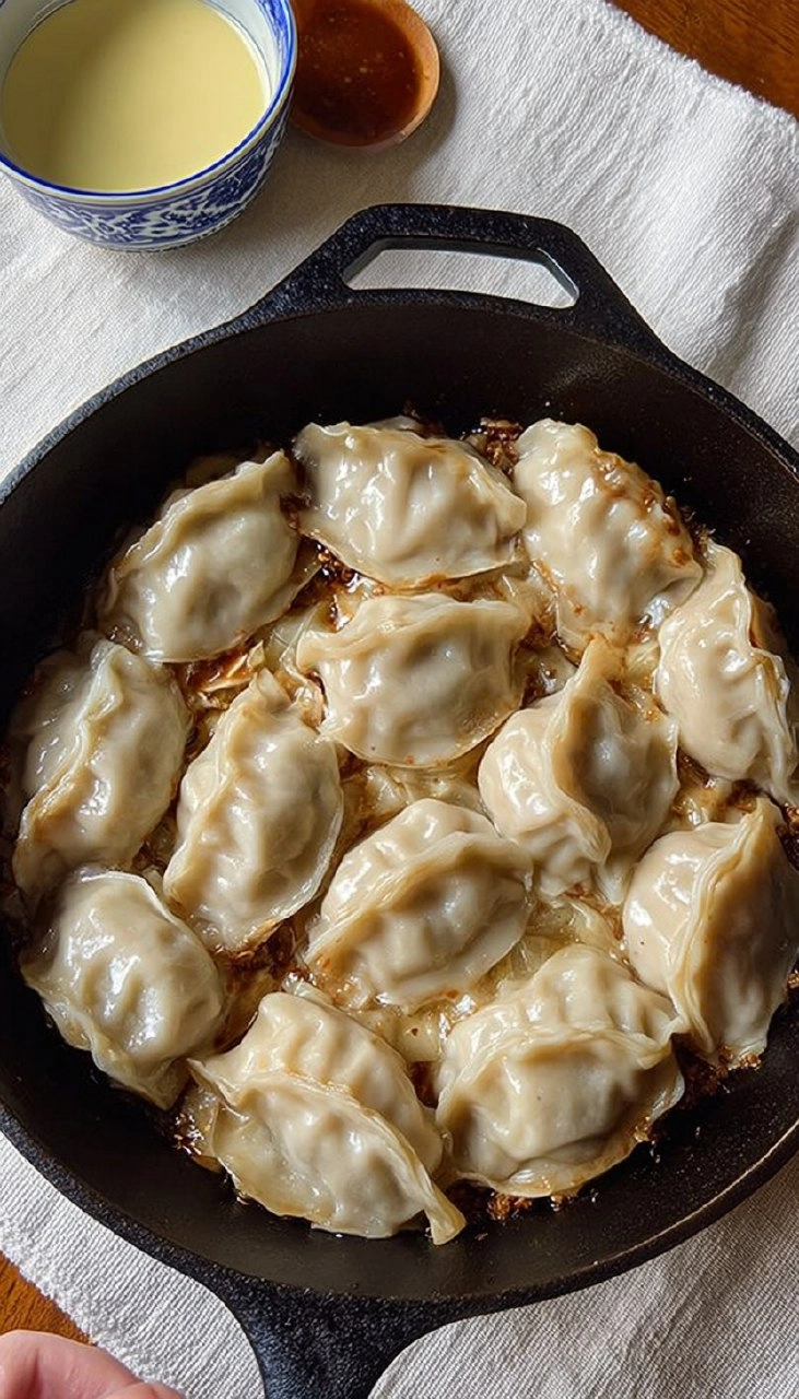 One Skillet Asian Pork Dumplings 81 One Skillet Asian Pork Dumplings