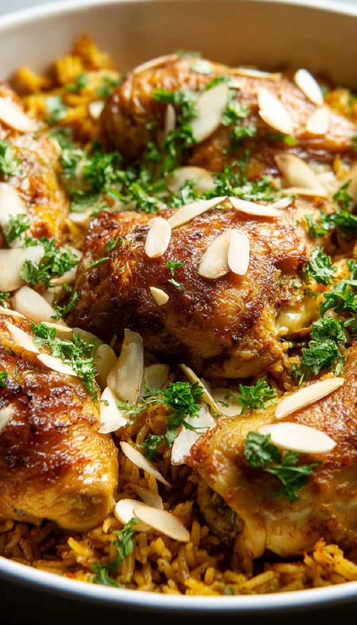 Oven Baked Chicken with Rice