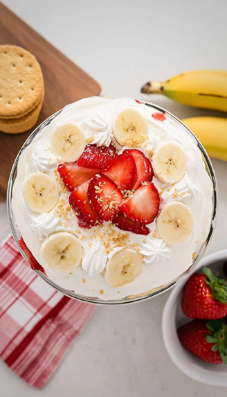 Strawberry Banana Pudding