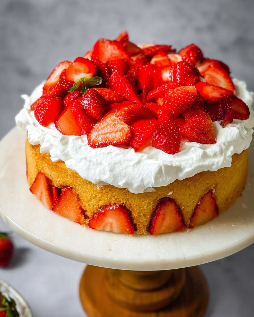 Strawberry Shortcake Cake