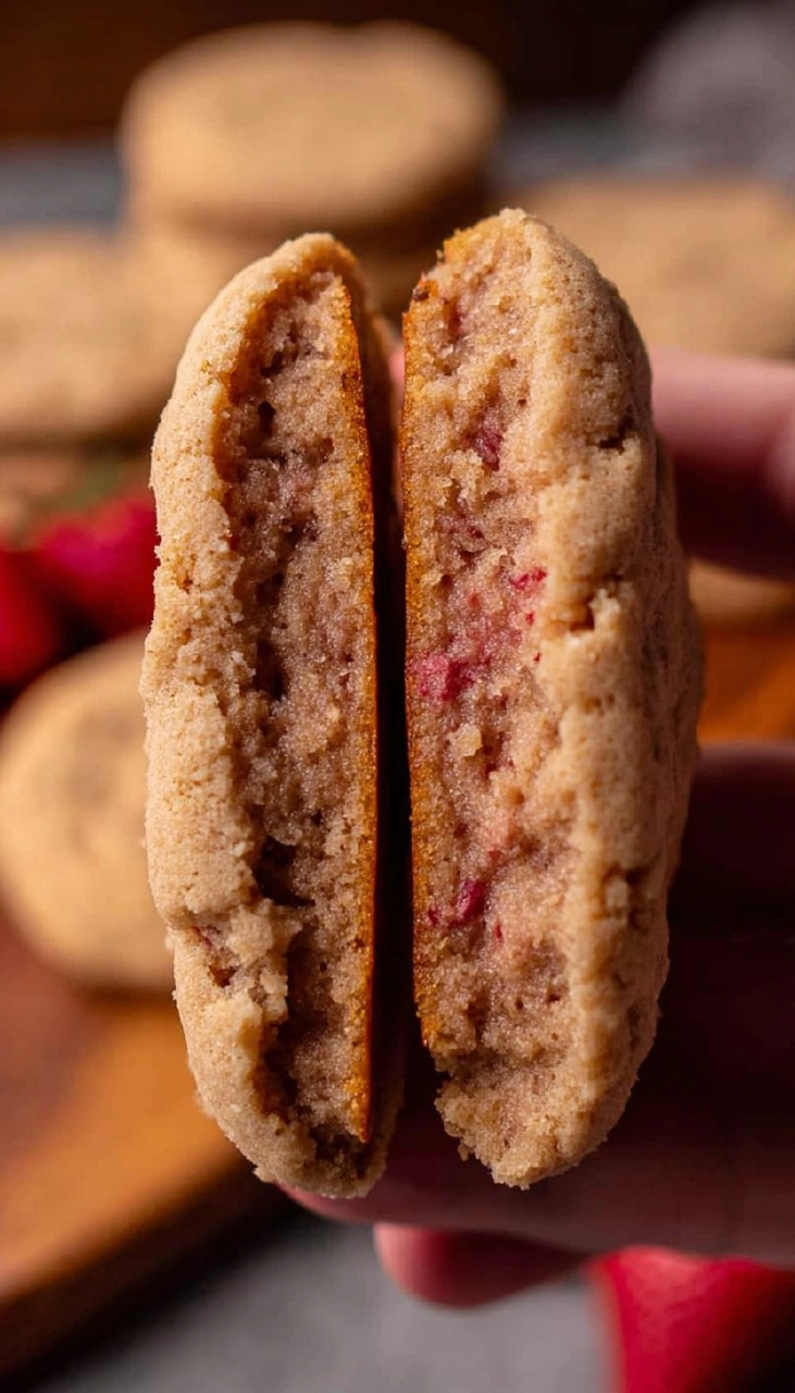 Strawberry cookies 77 Strawberry cookies