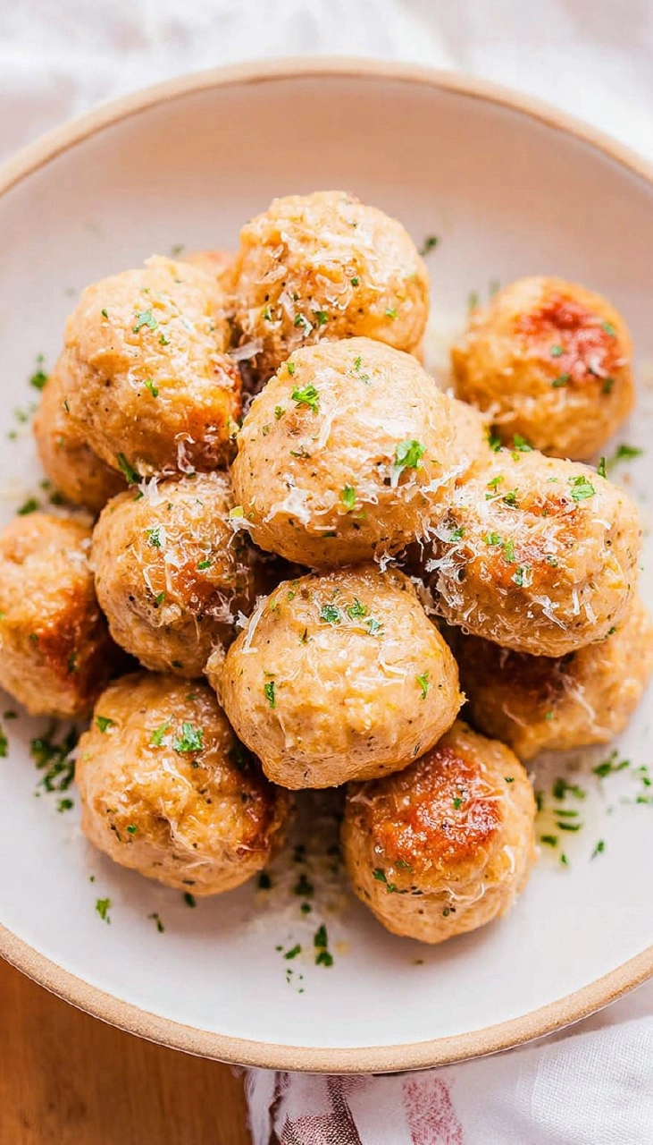 Baked Chicken Meatballs