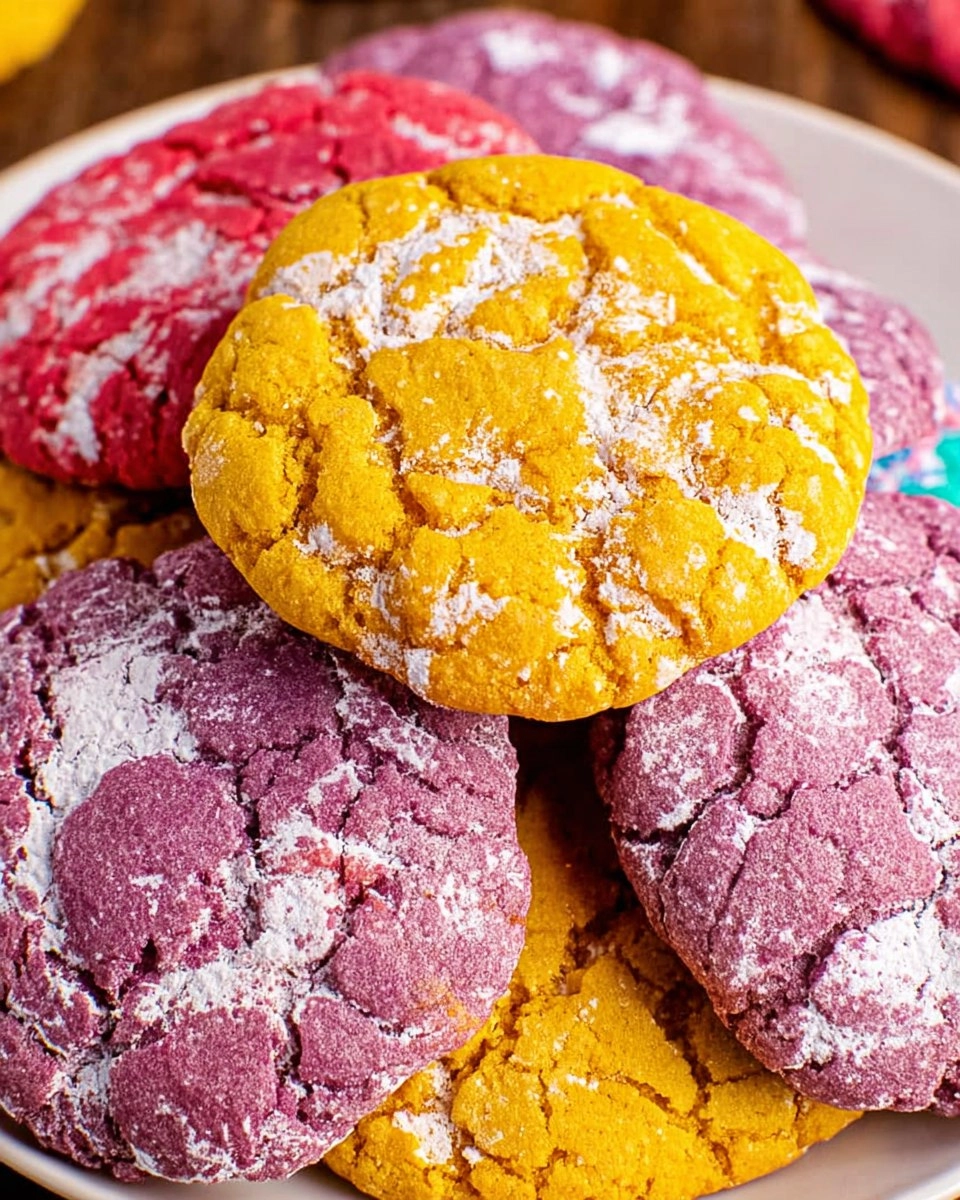 Cake Mix Crinkle Cookies