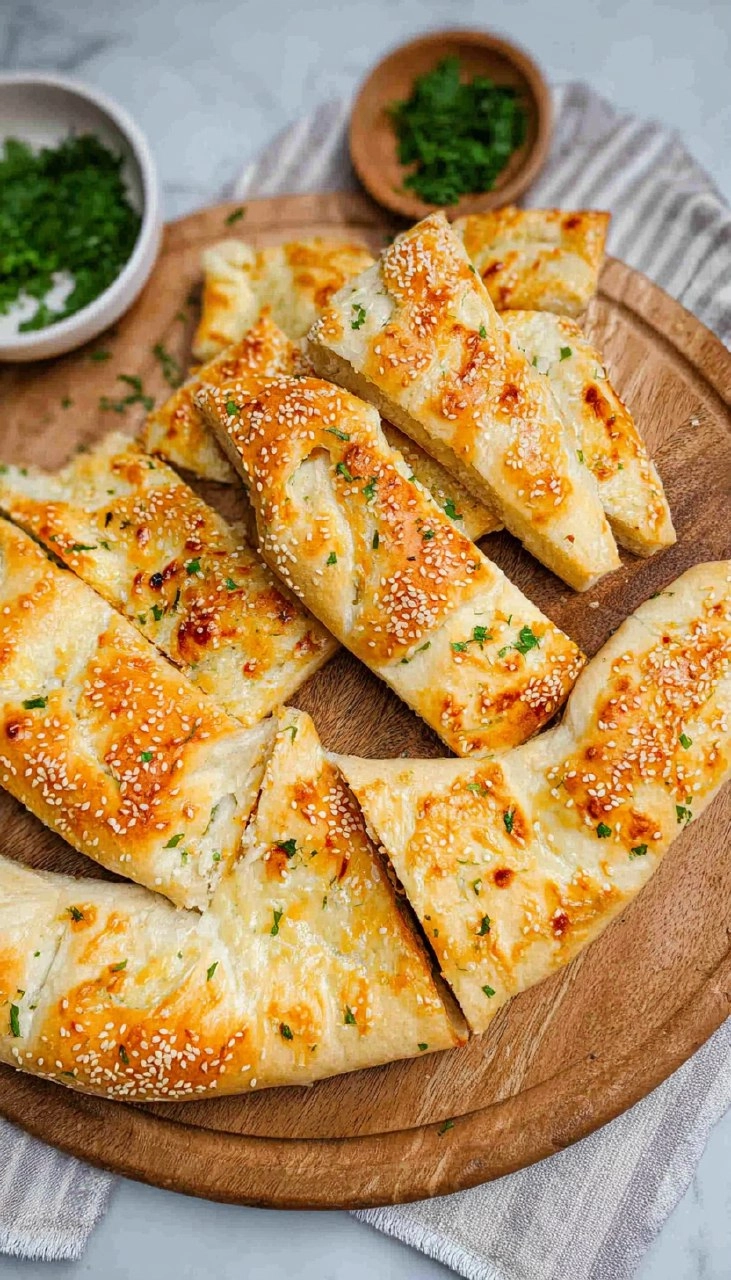 Cheese Pide + Simit Sesame Variation