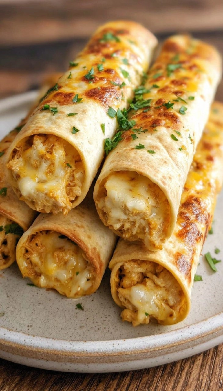 Cheesy Chicken Taquitos