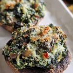 Cheesy-Spinach-Stuffed-Portobello-Mushrooms-Recipe