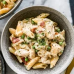 Chicken Pasta With Bacon and Peas 78 Chicken-Pasta-With-Bacon-and-Peas-Recipe