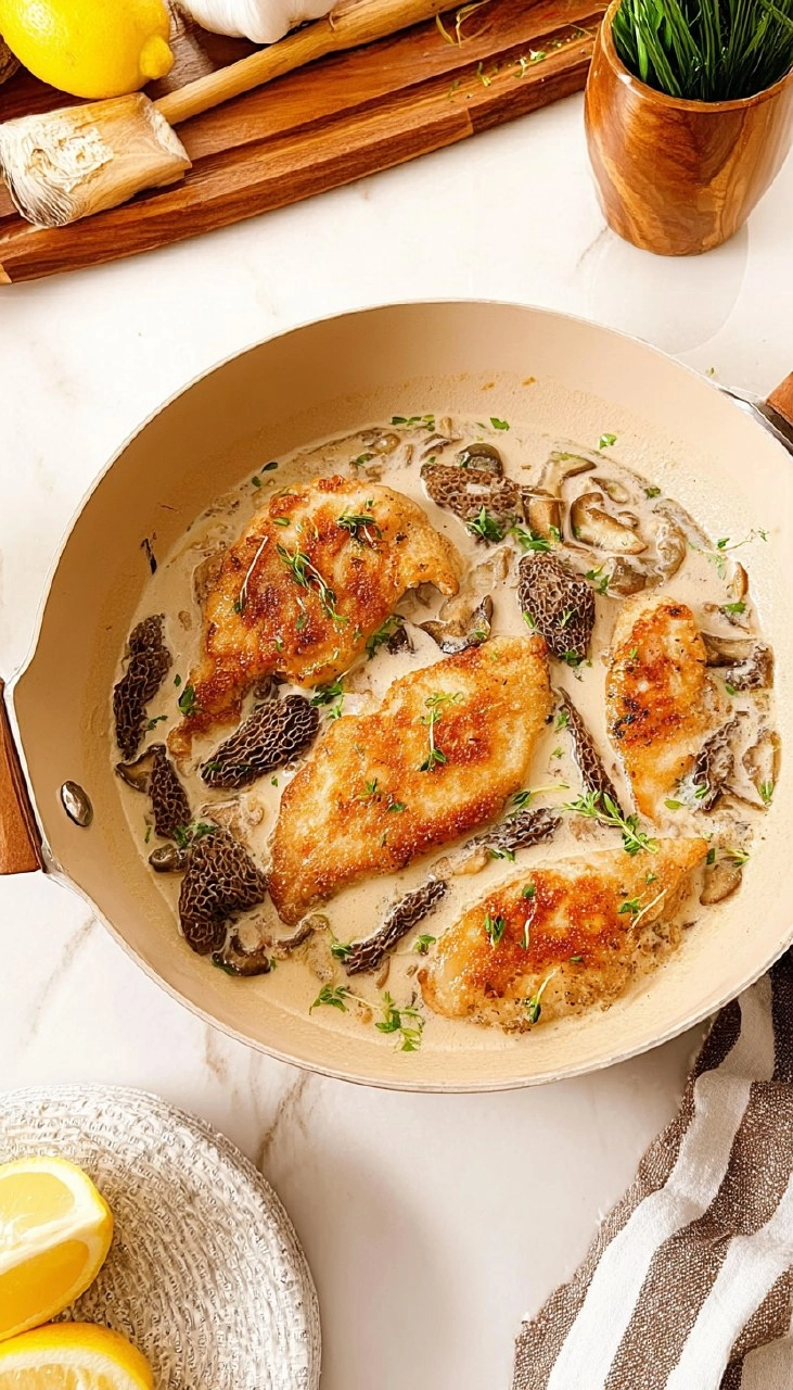 Chicken with Morels