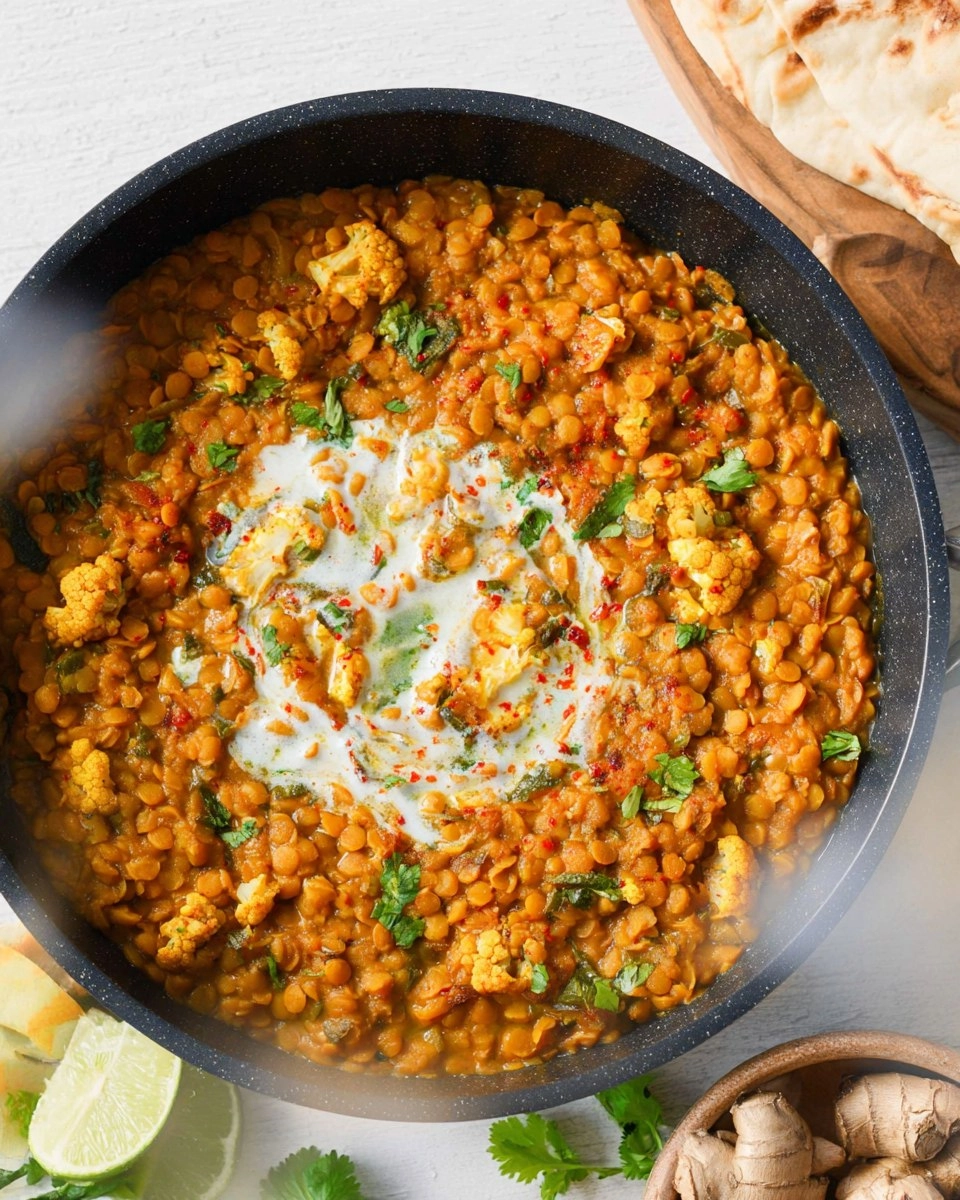 Golden Lentil & Cauliflower Curry