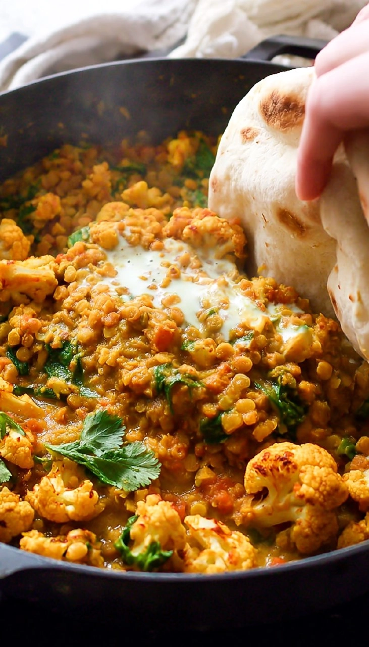 Golden Lentil & Cauliflower Curry