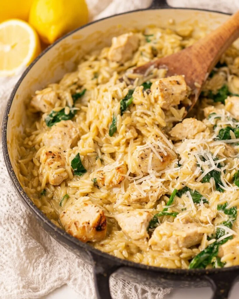 Lemon-Chicken-Orzo-Pasta-Recipe