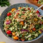 Mediterranean Pearl Couscous Salad with Chicken 78 Mediterranean-Pearl-Couscous-Salad-with-Chicken-Recipe