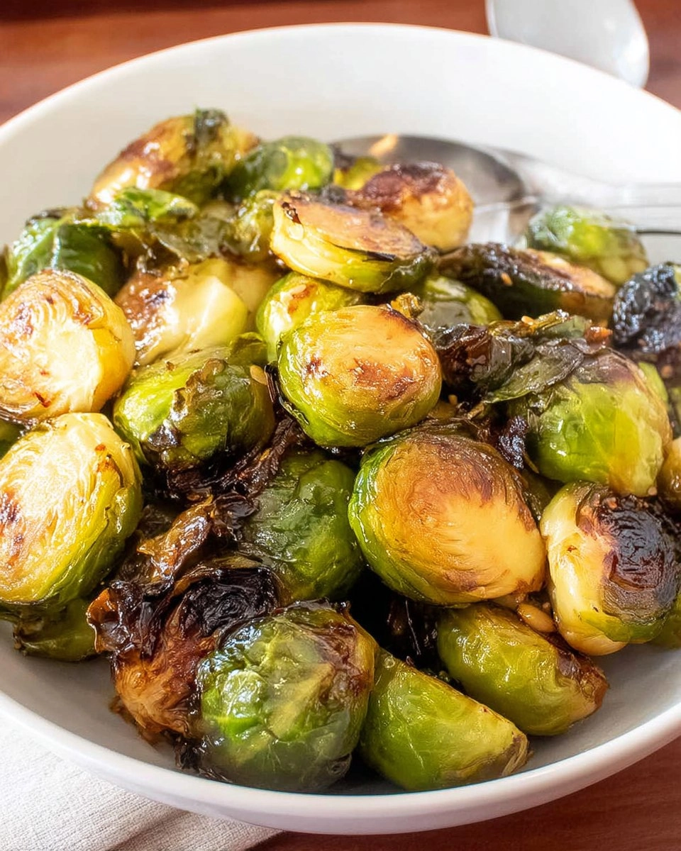 Miso Maple Brussels Sprouts