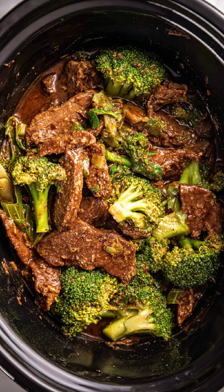 Slow Cooker Beef & Broccoli