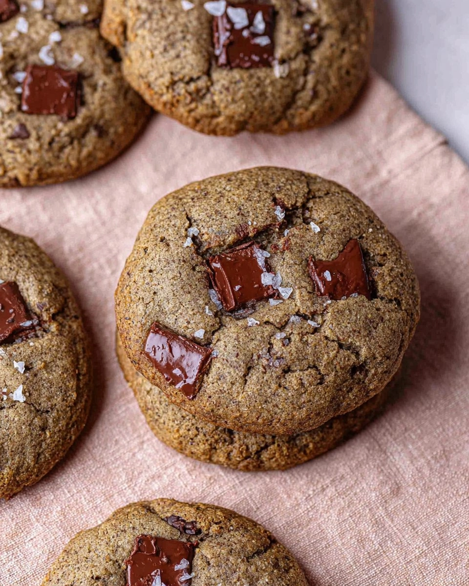 Sourdough Buckwheat Chocolate Chip Cookies