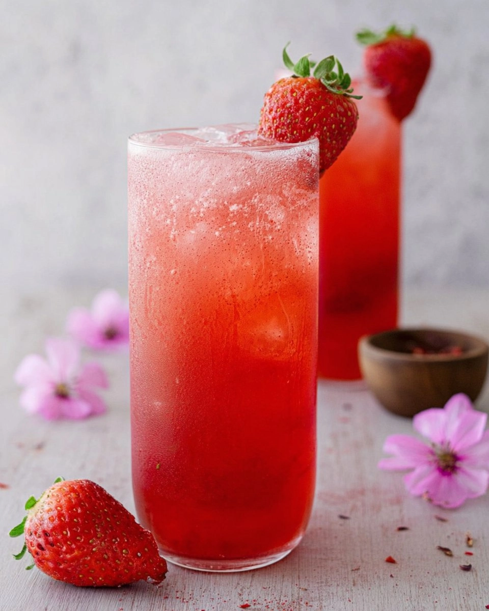 Strawberry Hibiscus Spritz