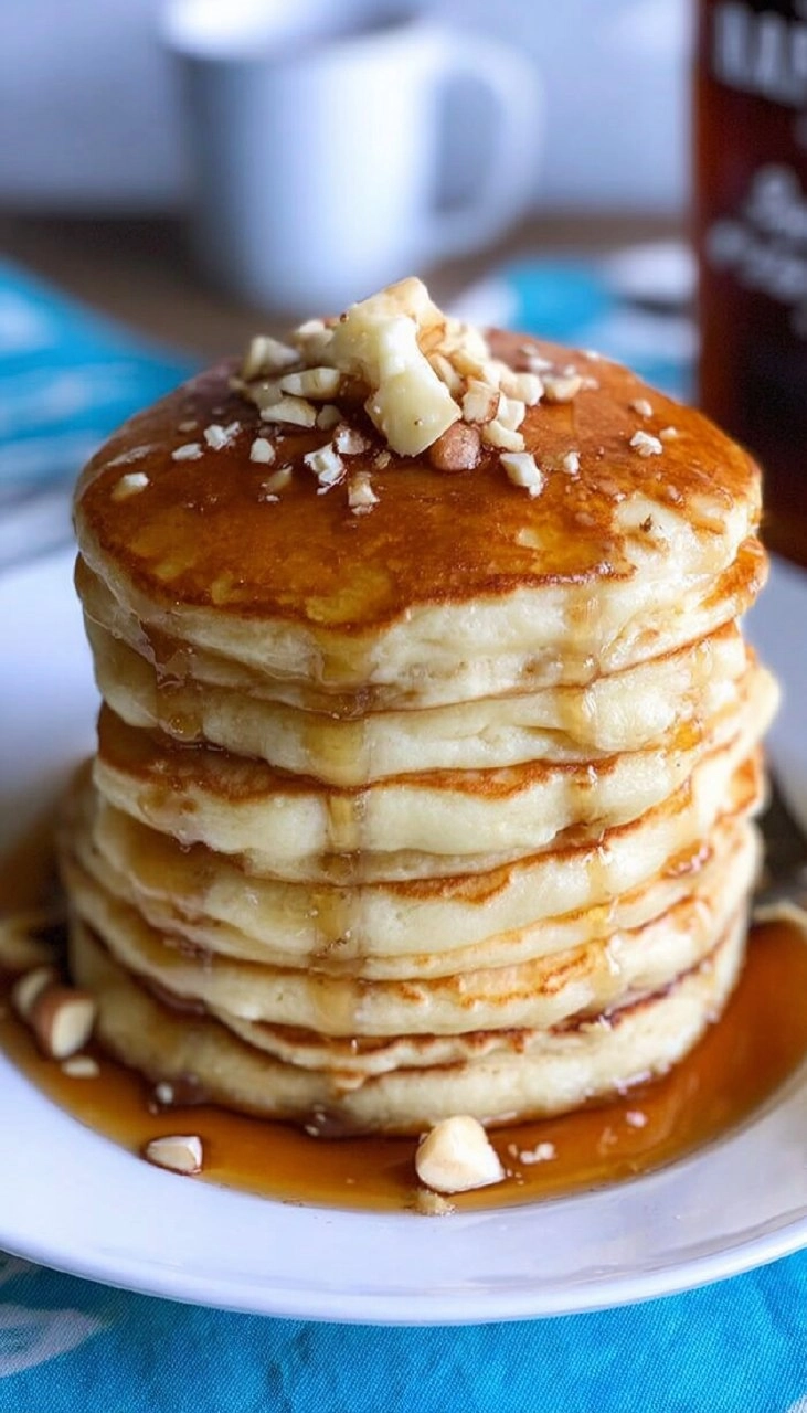 Sweet Cream Pancakes Just Like a Diner