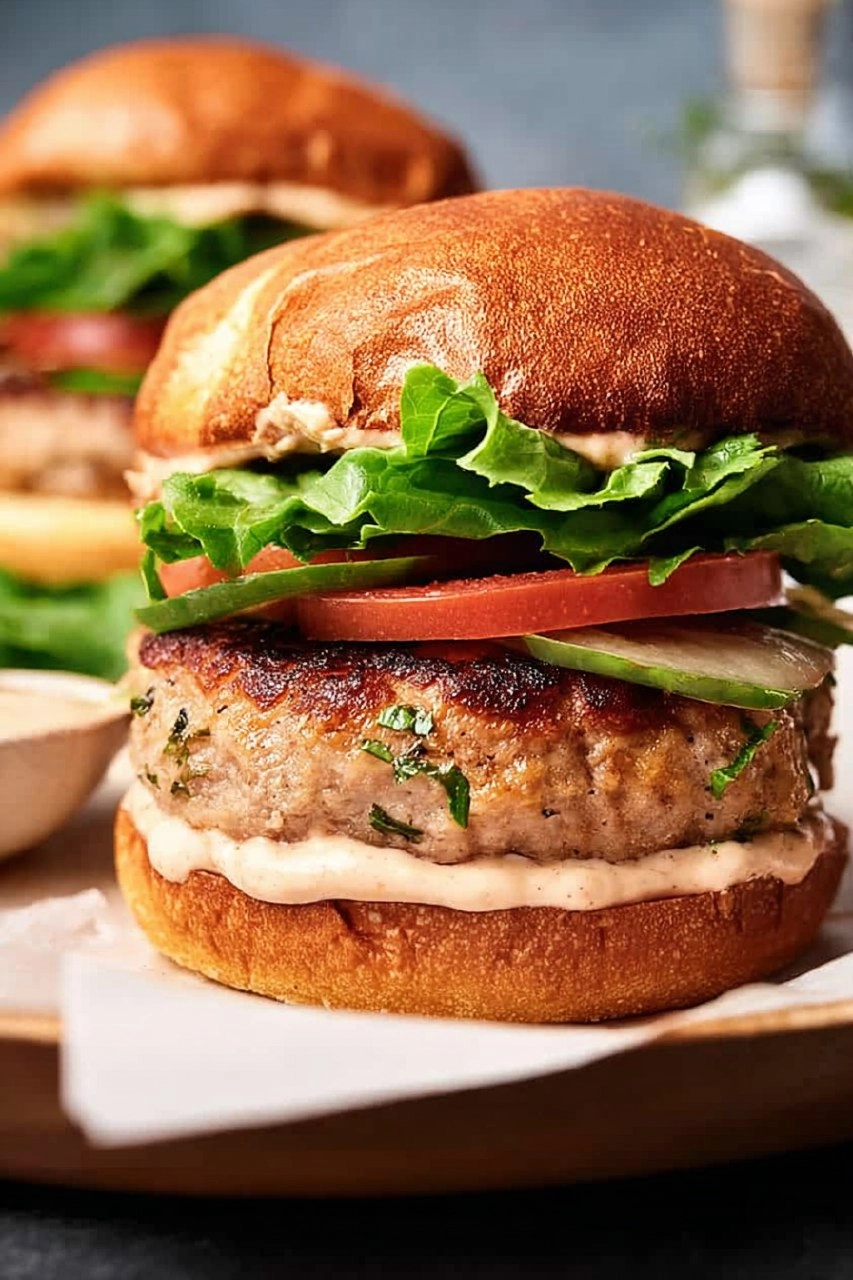 Air Fryer Turkey Burgers