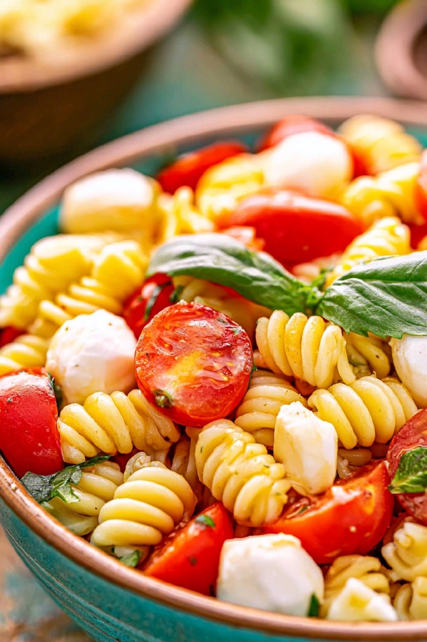 Caprese Pasta Salad with Balsamic