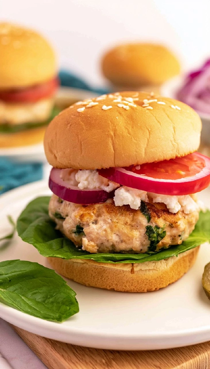 Chicken-Feta-Burgers-Recipe
