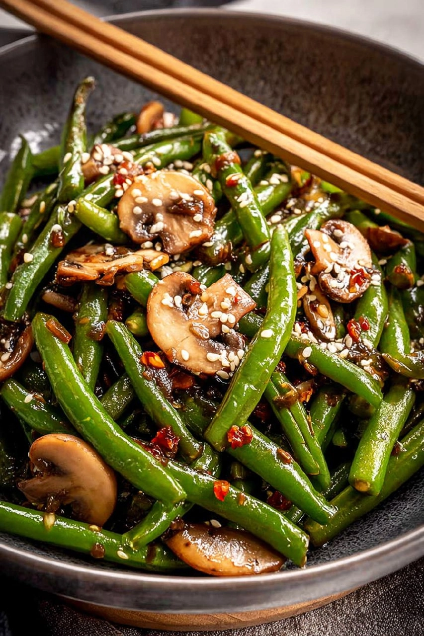 Crispy Stir Fry Green Beans