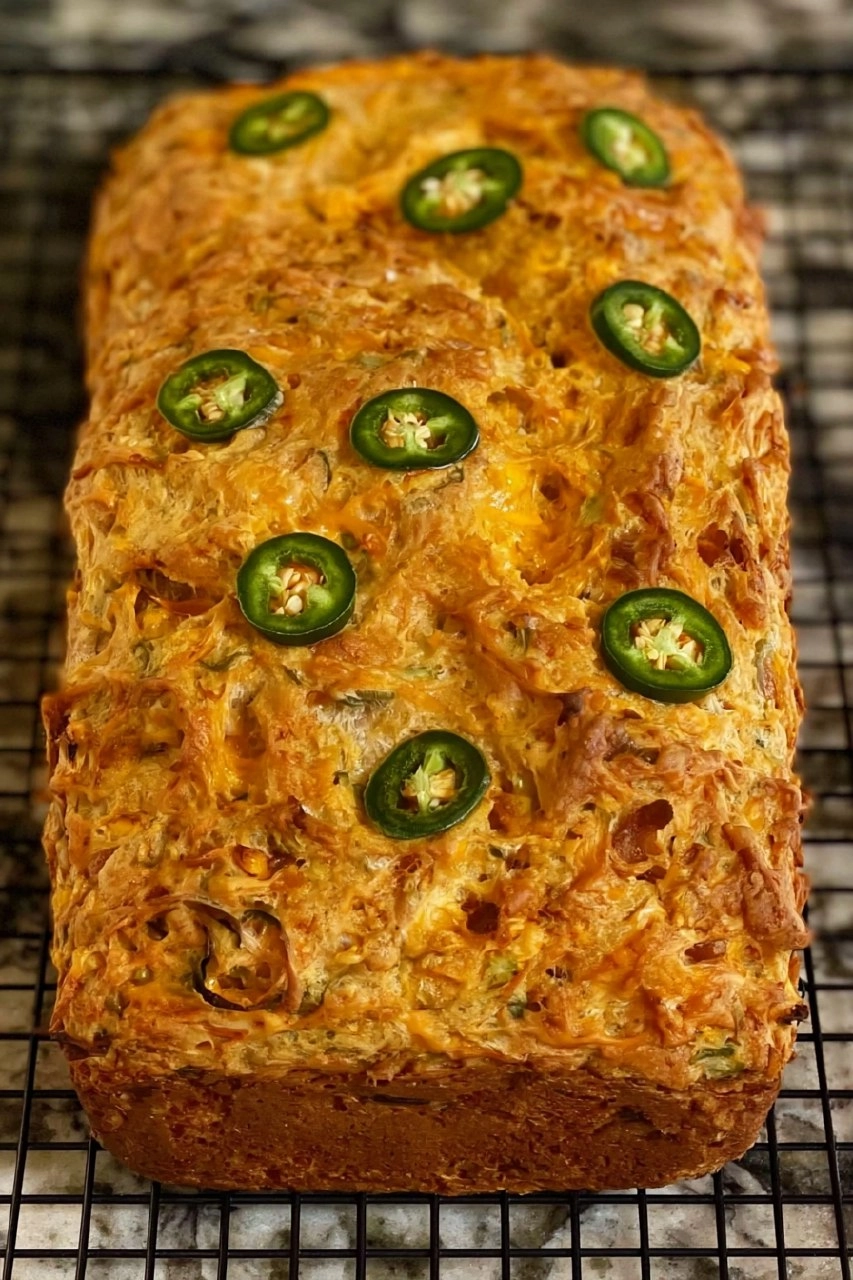 Jalapeno Cheddar Beer Bread