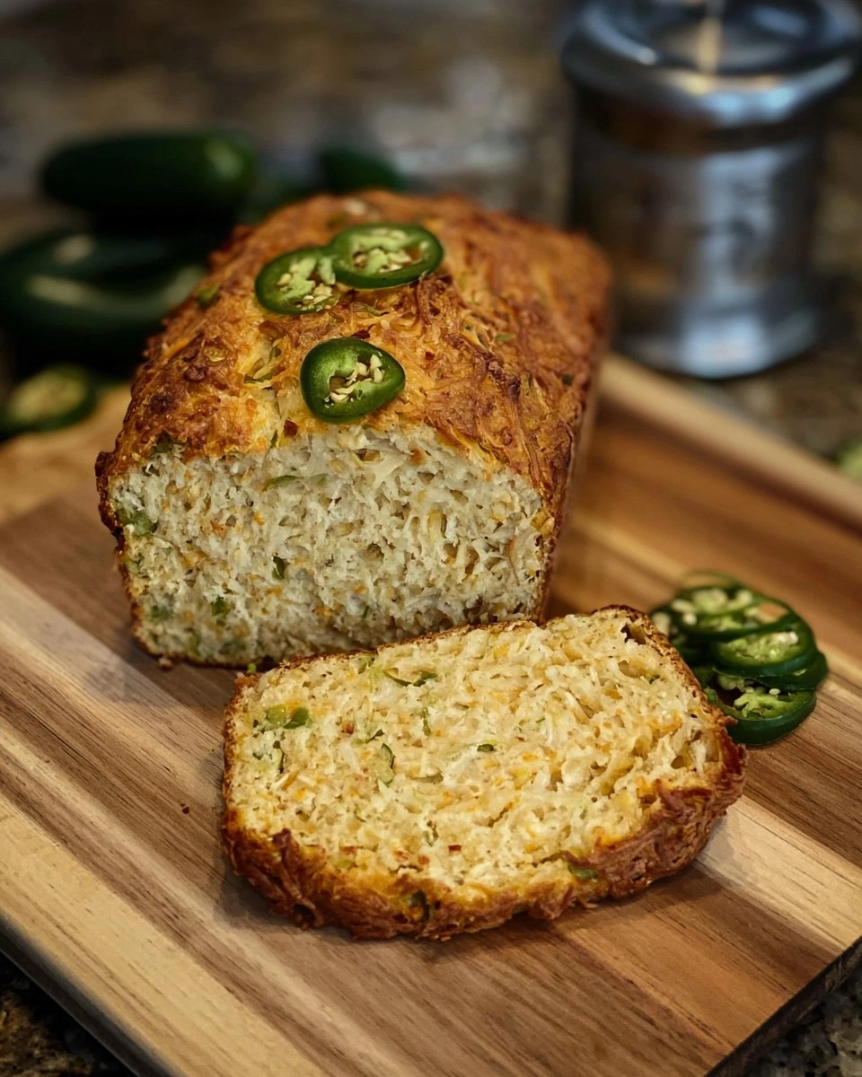 Jalapeno Cheddar Beer Bread
