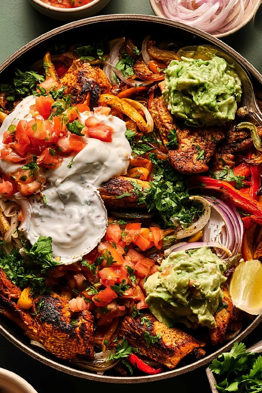 Sheet Pan Chicken Fajitas