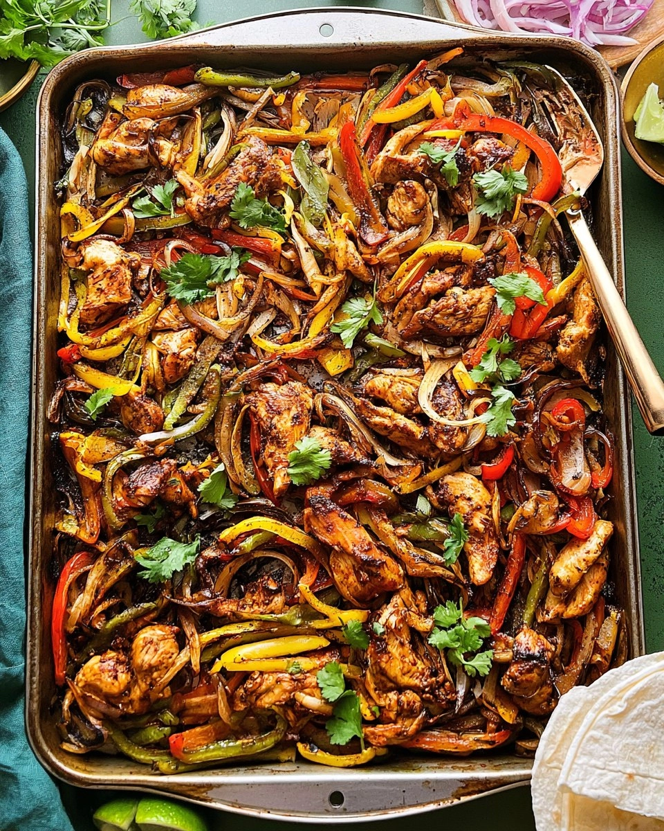 Sheet Pan Chicken Fajitas